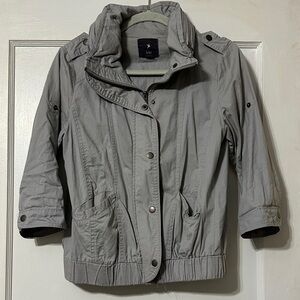 Forever 21 Light Gray Versatile Utility Jacket